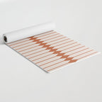 Minimal Geometric Pattern - Coral Yoga Mat Gallery Image 2