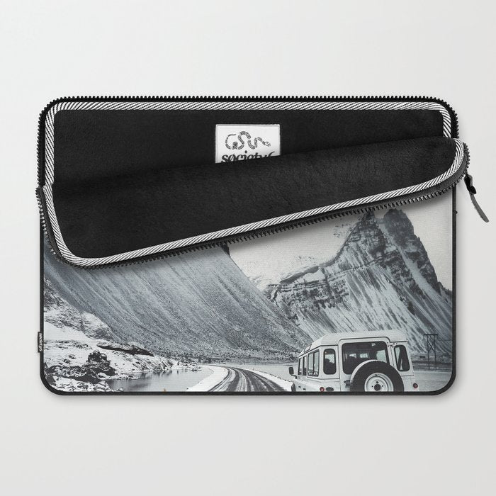 on the road in iceland Laptop Sleeve Gallery Image 2
