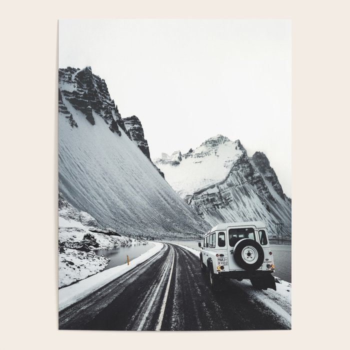 on the road in iceland Poster Gallery Image 4