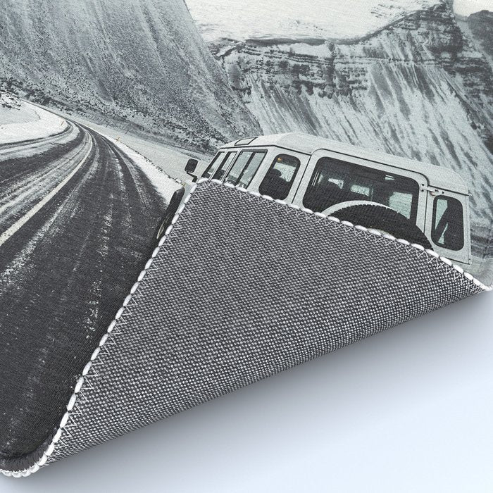 on the road in iceland Rug Gallery Image 4