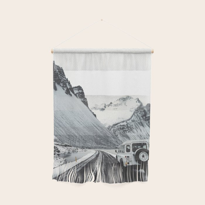 on the road in iceland Wall Hanging Gallery Image 1