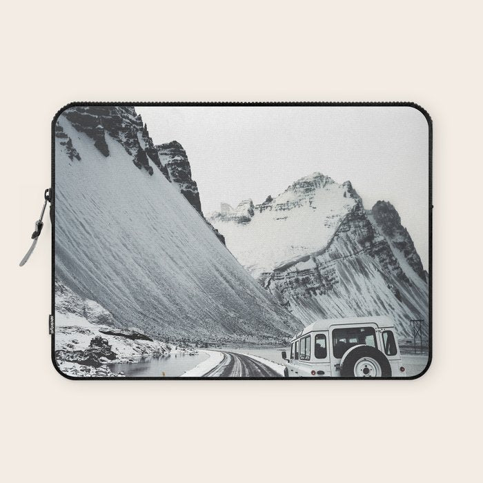 on the road in iceland Laptop Sleeve Gallery Image 1