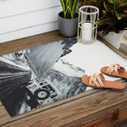 on the road in iceland Outdoor Rug Gallery Image 2