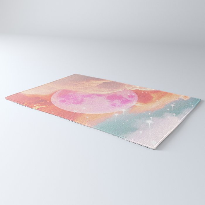 Pink Moon Landscape Rug Gallery Image 3