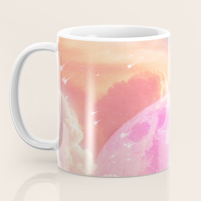 Pink Moon Landscape Coffee Mug Gallery Image 3