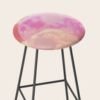 Pink Moon Landscape Stool Gallery Image 2