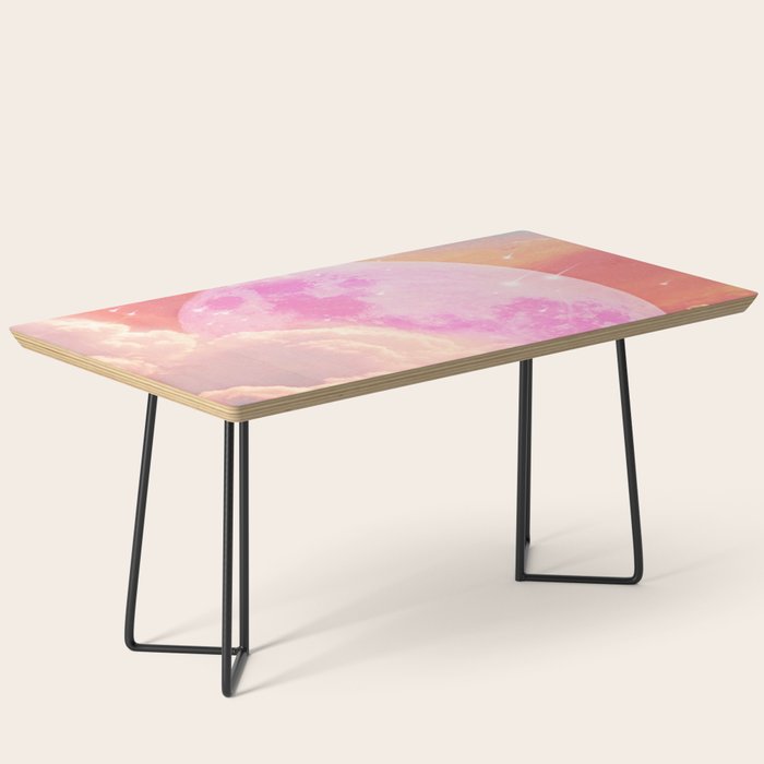 Pink Moon Landscape Coffee Table Gallery Image 1