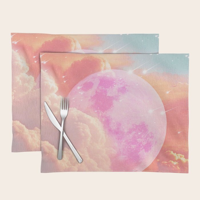 Pink Moon Landscape Placemat Gallery Image 1