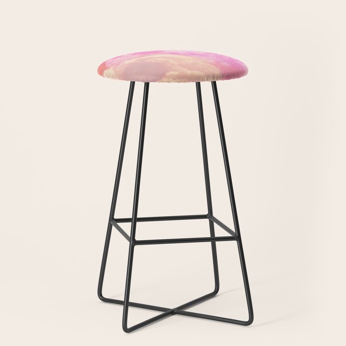 Pink Moon Landscape Stool Gallery Image 1