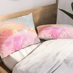 Pink Moon Landscape Pillow Sham Gallery Image 2