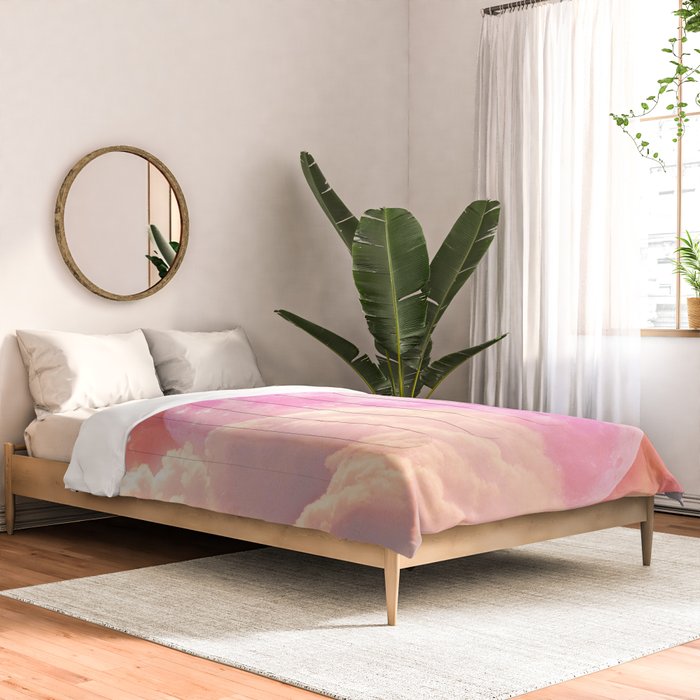 Pink Moon Landscape Comforter Gallery Image 2