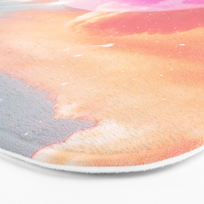 Pink Moon Landscape Bath Mat Gallery Image 3