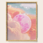 Pink Moon Landscape Serving Tray Gallery Image 1