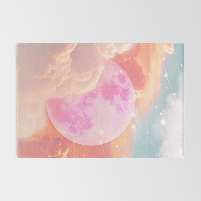 Pink Moon Landscape Rug Gallery Image 2