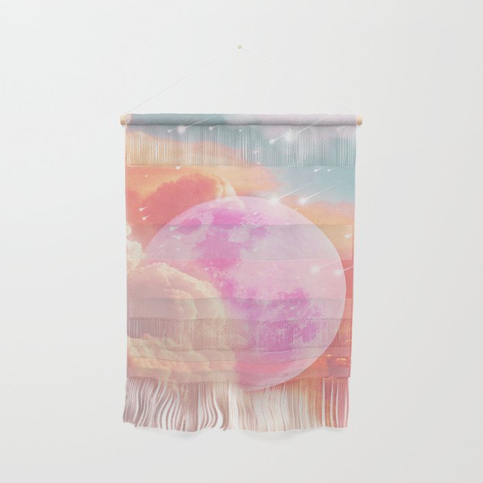 Pink Moon Landscape Wall Hanging Gallery Image 1