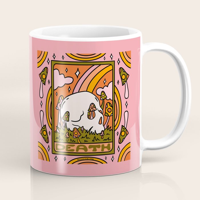 13. Death Tarot Mushroom Coffee Mug Gallery Image 1