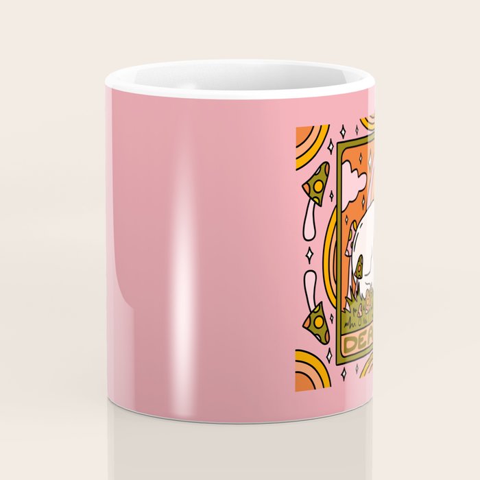 13. Death Tarot Mushroom Coffee Mug Gallery Image 4