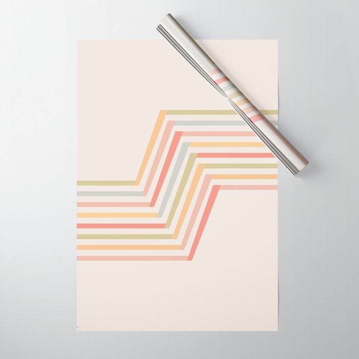 Geometric Terraces #2 Wrapping Paper Gallery Image 1