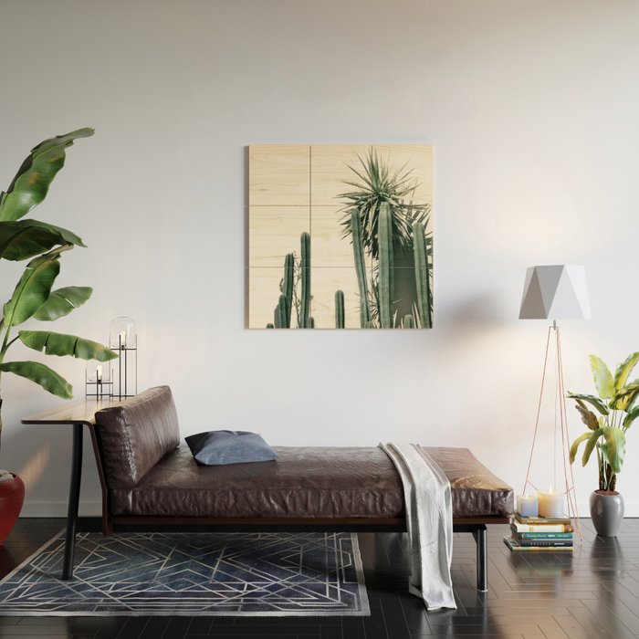 Desert Botanicals Wood Wall Art Gallery Image 2