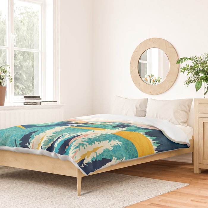 Summer Valley Vista Duvet Cover Gallery Image 2