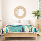 Summer Valley Vista Duvet Cover Gallery Image 3