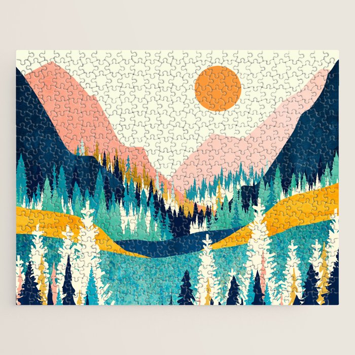 Summer Valley Vista Jigsaw Puzzle Gallery Image 1