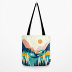 Summer Valley Vista Tote Bag Gallery Image 2