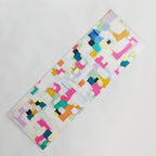 A Thousand Springs Blooming #2 Fun Colorful Abstract Painting by Ejaaz Haniff Yoga Mat Gallery Image 1