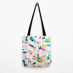 A Thousand Springs Blooming #2 Fun Colorful Abstract Painting by Ejaaz Haniff Tote Bag Gallery Image 2