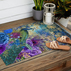 Feather Peacock 20 Outdoor Rug Gallery Image 2