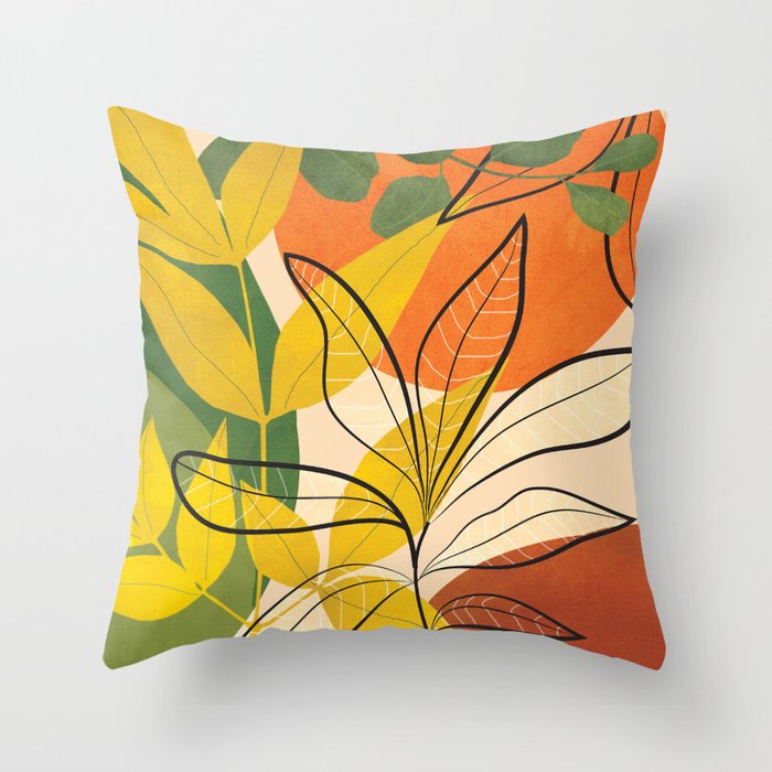 Peaceful Garden Feelings 08 Throw Pillow Gallery Image 6