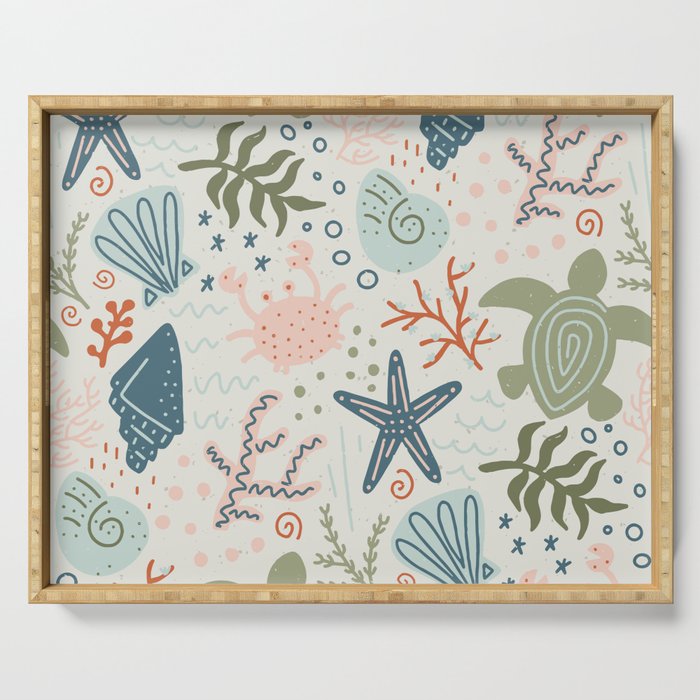 Day at the Beach Serving Tray Gallery Image 1