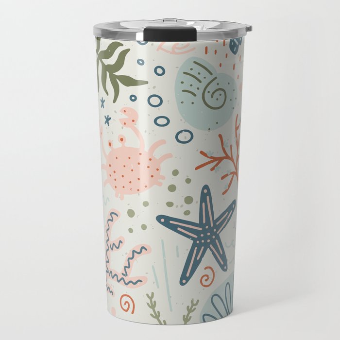 Day at the Beach Travel Mug Gallery Image 1