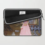 Frida Kahlo Self-portrait on the border line between Mexico and the United States, 1932 Laptop Sleeve Gallery Image 2