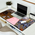 Frida Kahlo Self-portrait on the border line between Mexico and the United States, 1932 Desk Mat Gallery Image 2