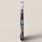 Frida Kahlo Self-portrait on the border line between Mexico and the United States, 1932 iPhone Case Gallery Image 2