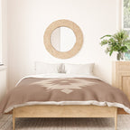 Southwestern Minimalism XXV - Coffee Creme Duvet Cover Gallery Image 3