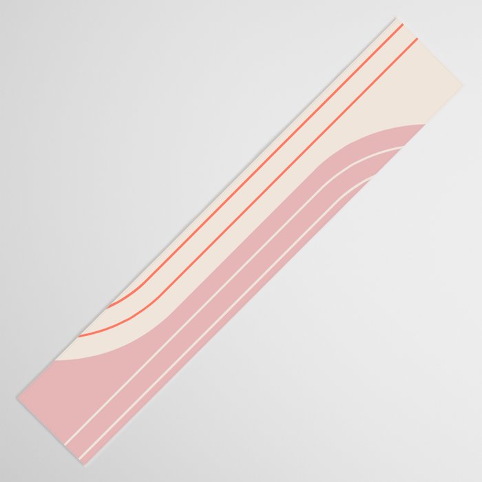 Two Tone Line Curvature XIX Table Runner Gallery Image 3