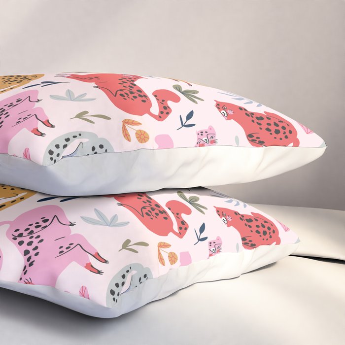 Wild cats Pillow Sham Gallery Image 3