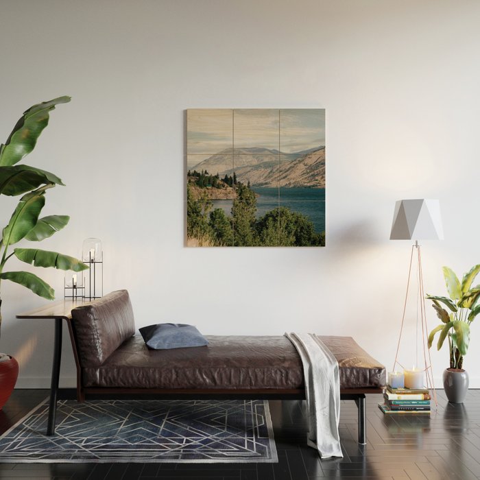 Lake Chelan Wood Wall Art Gallery Image 2