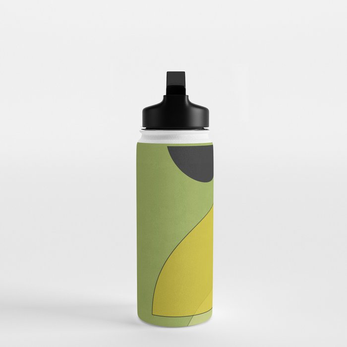 Modern Abstract Minimal Shapes 154 Water Bottle Gallery Image 3