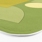 Modern Abstract Minimal Shapes 154 Bath Mat Gallery Image 3