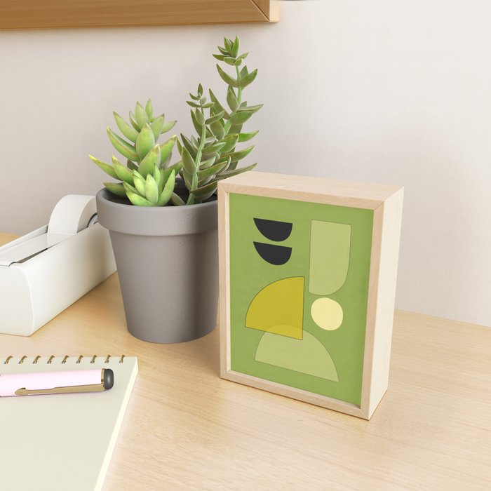 Modern Abstract Minimal Shapes 154 Mini Art Print Gallery Image 2