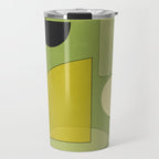 Modern Abstract Minimal Shapes 154 Travel Mug Gallery Image 1