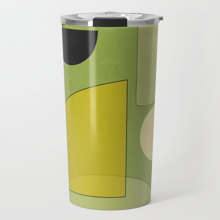 Modern Abstract Minimal Shapes 154 Travel Mug Gallery Image 1