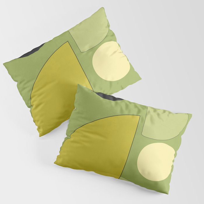 Modern Abstract Minimal Shapes 154 Pillow Sham Gallery Image 3
