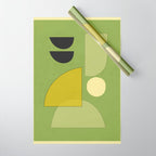Modern Abstract Minimal Shapes 154 Wrapping Paper Gallery Image 1