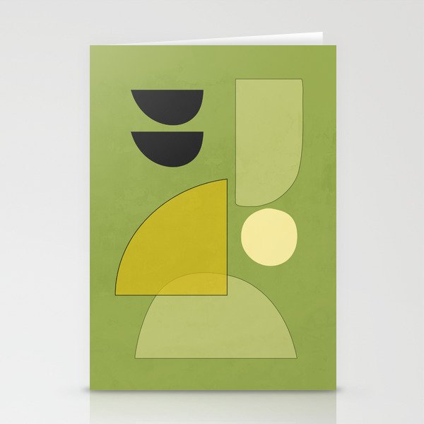 Modern Abstract Minimal Shapes 154 Stationery Card Gallery Image 2