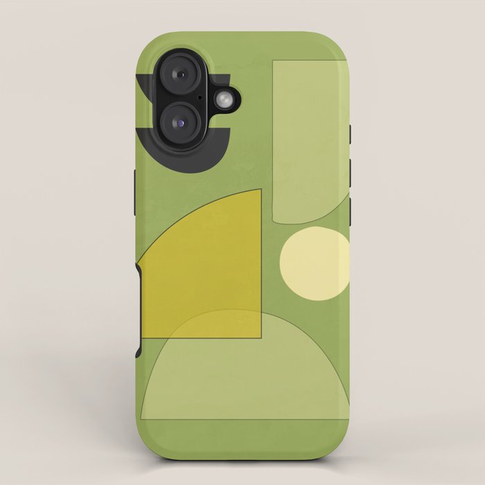 Modern Abstract Minimal Shapes 154 iPhone Case Gallery Image 1