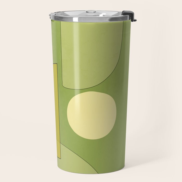 Modern Abstract Minimal Shapes 154 Travel Mug Gallery Image 2